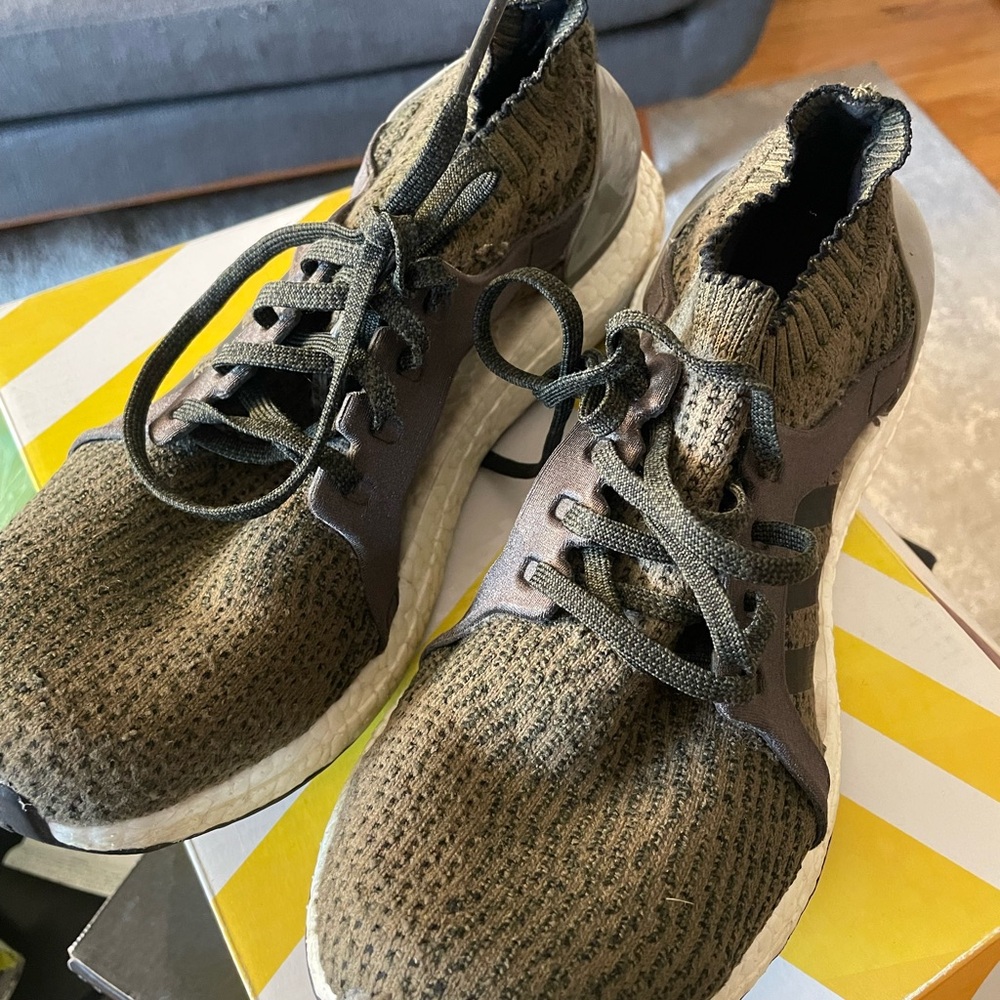 Olive Knit Sneakers ULTRABOOST